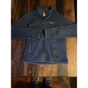 Patagonia Better Sweater Men’s Size Small Blue Full Zip Fleece Jacket